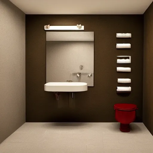 Image similar to interior design of a washroom, photorealist, 4 k