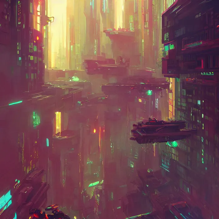 Prompt: a beautiful portrait painting of a cyberpunk city by sergey kolesov and pascal blanche and sebastien plassard and greg rutkowski, in style of colorful comic. symmetry, hyper detailed. octanev render. trending on artstation