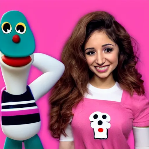 imane anys aka pokimane in the style of wallance and Stable Diffusion