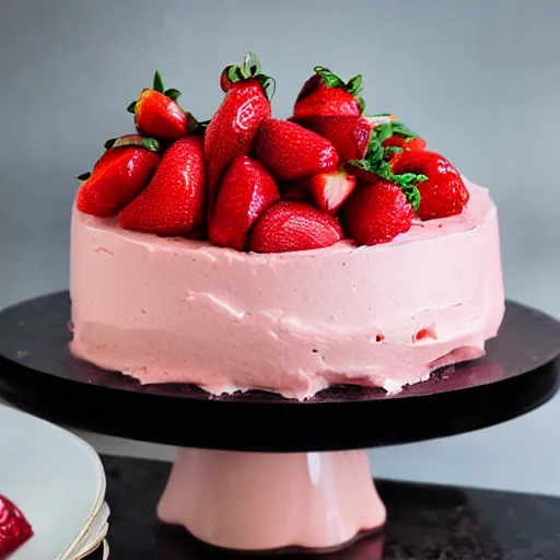 Image similar to strawberry cake