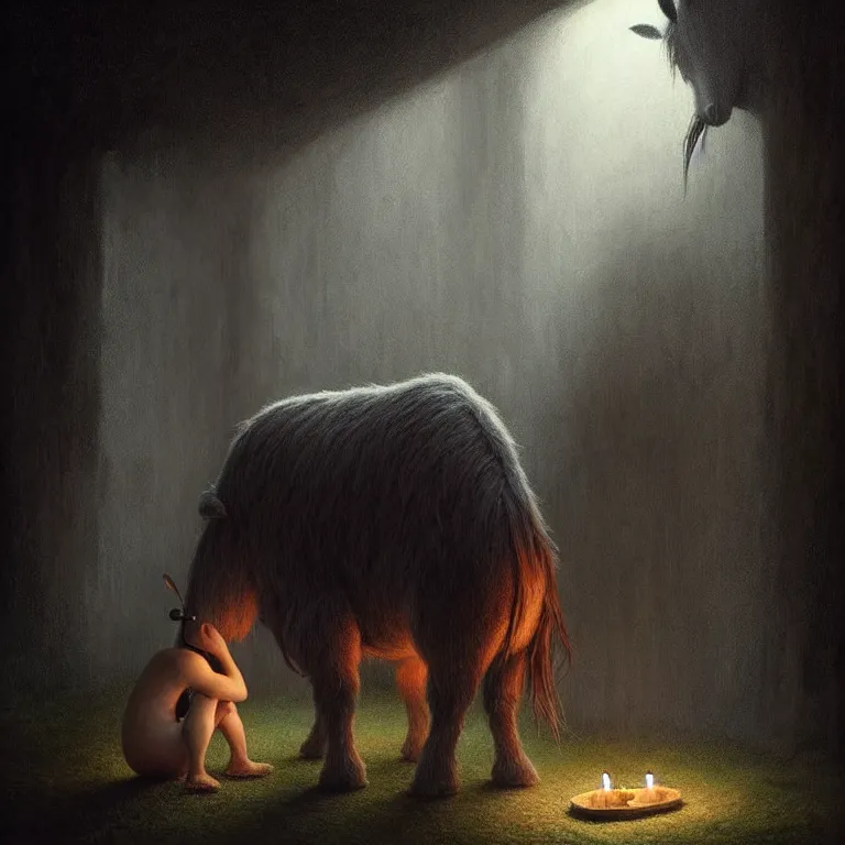 Prompt: epic professional digital art of hungry eeyore, atmospheric lighting, painted, intricate, detailed, by leesha hannigan, wayne haag, reyna rochin, ignacio fernandez rios, mark ryden, iris van herpen, best on artstation, best on cgsociety, epic, stunning, gorgeous, much wow, cinematic, masterpiece.