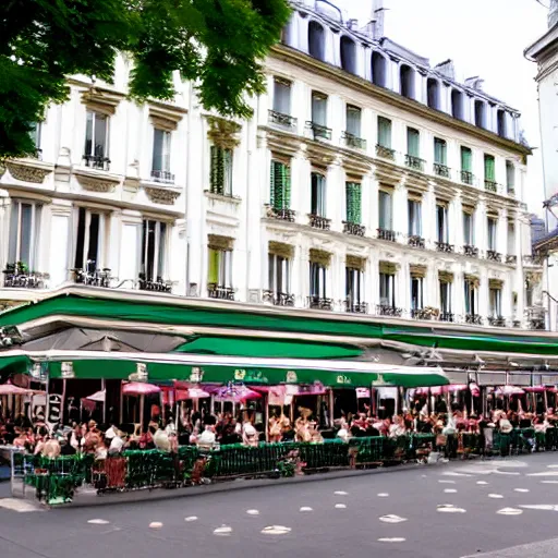 Image similar to the deux magots