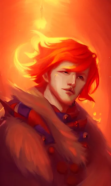 Prompt: orange haired bard, d & d, portrait, sharp focus, fantasy, digital art, concept art, dynamic lighting, epic composition, by emylie boivin 1. 0, rossdraws 2. 5