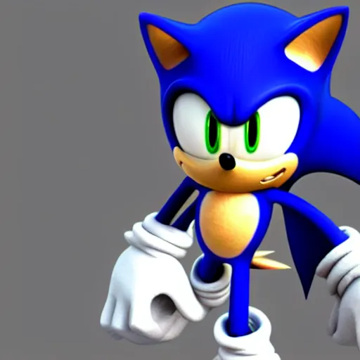 Image similar to sonic detailed 3 d render