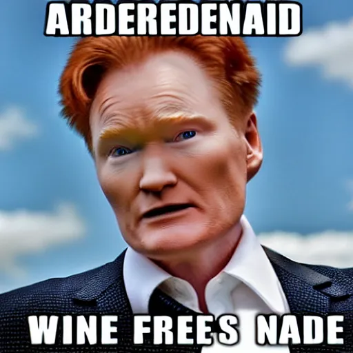 Image similar to Conan O\'Brien needs a friend