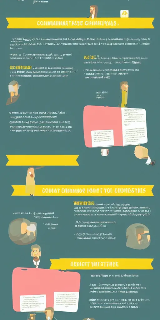 Image similar to how to communicate with aggressive customers, pastel infographic by Wes Anderson and WWFT weworkforthem