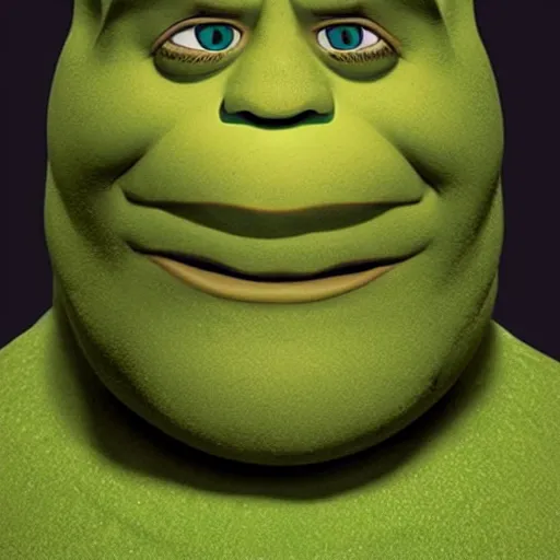 Image similar to photo of russian nesting doll that looks like shrek