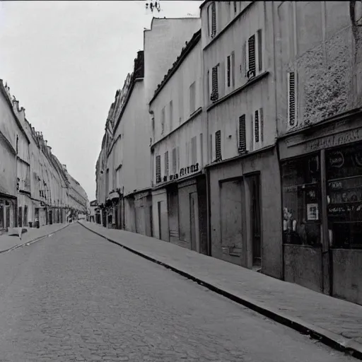 Image similar to une rue de paris en 1 9 6 0