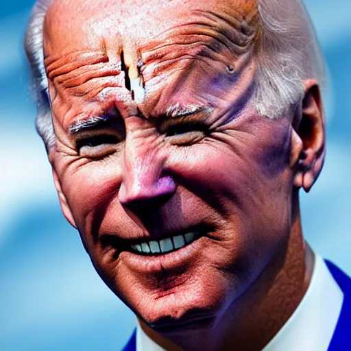 Prompt: blue joe biden blue blue