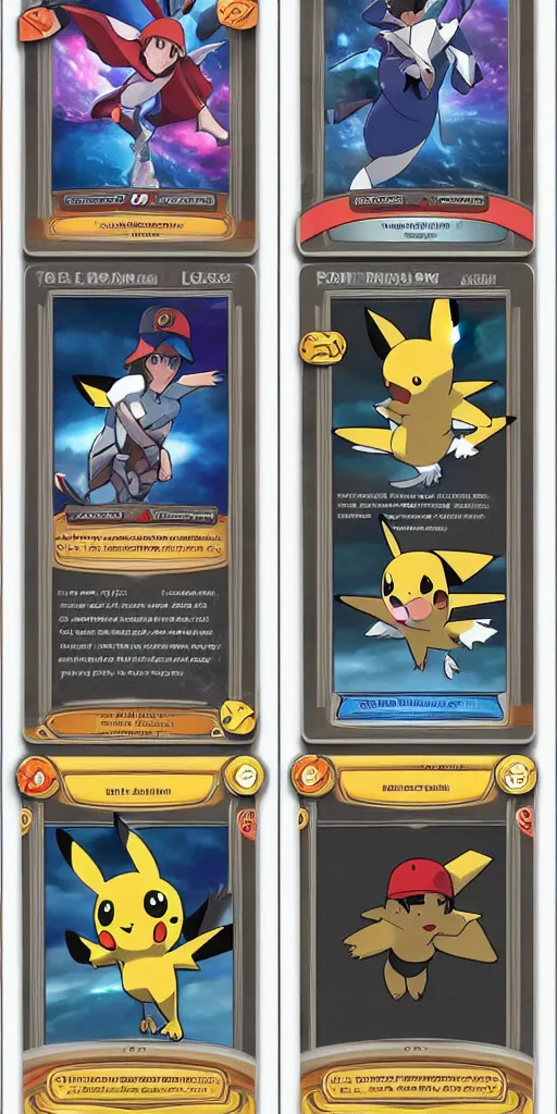 Image similar to a professional pokemon trading card game graphic template editable in photoshop, high details, high resolution, 8k