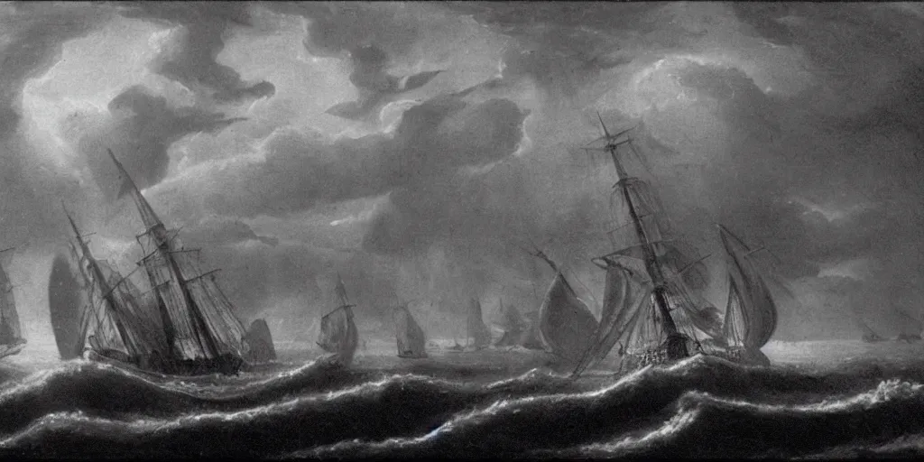 Image similar to it was a night in 1 8 2 0, i hadn't seen a calm sea like that in days, everything seemed too silent to be real, far away i could see the danger that awaited us : the owner of the sea, the terrifying and fearsome cthulhu.