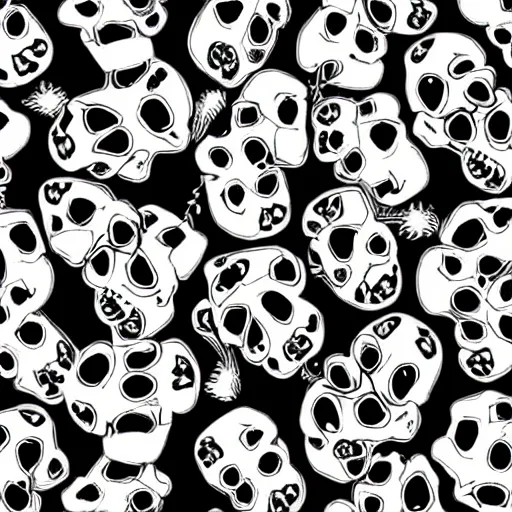 Prompt: skulls