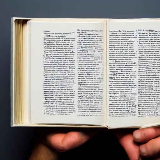 Image similar to photograph of a book made up of building blocks, white background, studio lighting