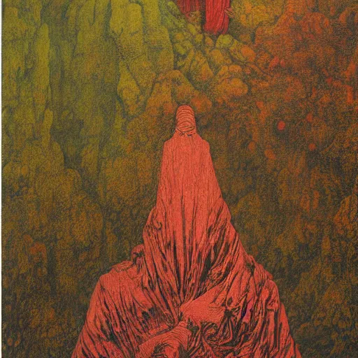 Image similar to a menacing church in a dark valley, high detailed beksinski painting, by adrian ghenie and gerhard richter. art by takato yamamoto. masterpiece, deep colours.