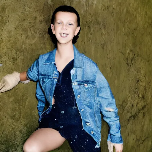 Image similar to photoshoot of Millie Bobby Brown