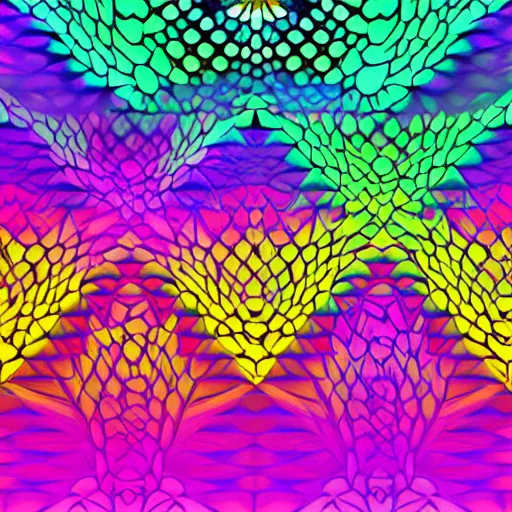 Prompt: psychedelic kaleidoscopic vapowave