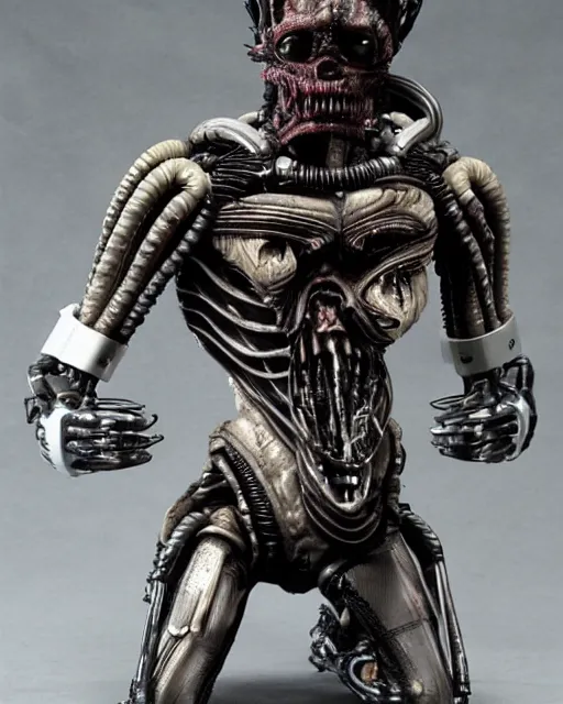 Prompt: t 8 0 0 from terminator mixed with alien xenomorph