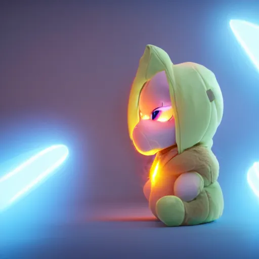 Prompt: cute fumo plush of a living fireball, lens flare, flame and smoke particle sim, anime girl, vray