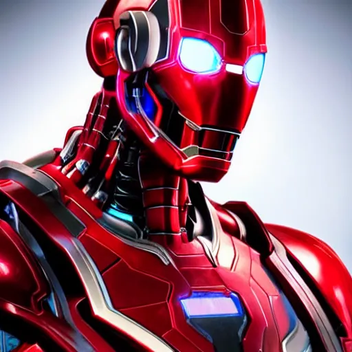 Image similar to still photo of marvel ultron, highly detailed, photorealistic portrait, bright studio setting, studio lighting, crisp quality and light reflections, unreal engine 5 quality render,