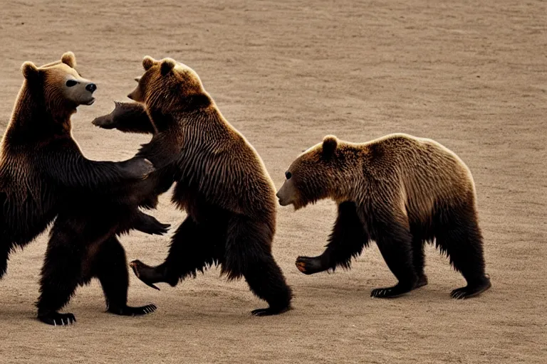 Image similar to grizzly bears playing basketball