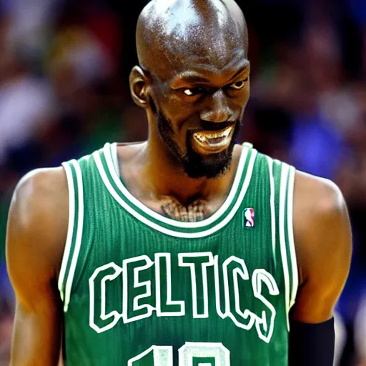 Image similar to Ukiyo-E Portrait of the Kevin Garnett on the Boston Celtics