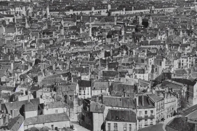 Image similar to a wide shot of 1950 France
