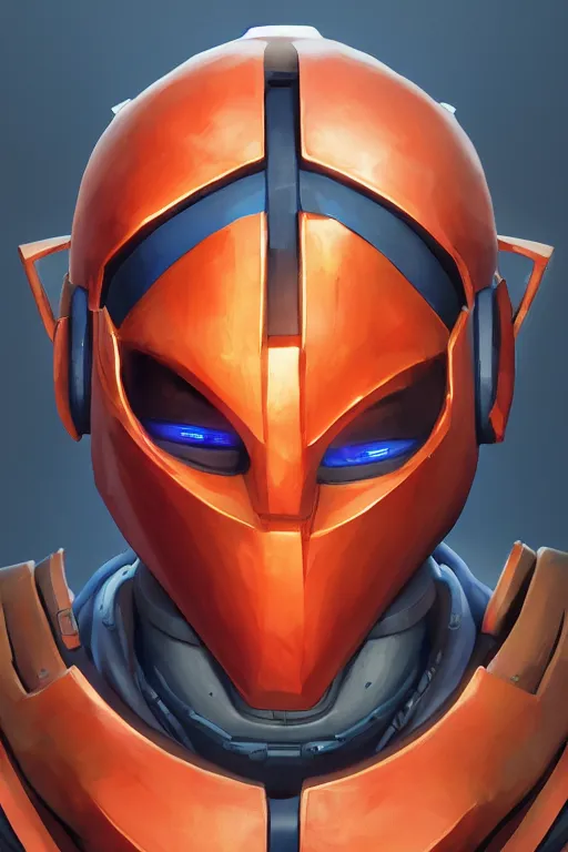 Image similar to epic mask helmet robot ninja portrait stylized as fornite style game design fanart by concept artist gervasio canda, behance hd by jesper ejsing, by rhads, makoto shinkai and lois van baarle, ilya kuvshinov, rossdraws global illumination radiating a glowing aura global illumination ray tracing hdr render in unreal engine 5