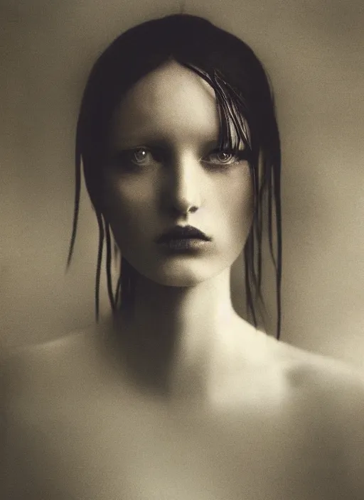 Image similar to portrait of a woman with melancholy and mystery, by paolo roversi, award - winning photography, concept art