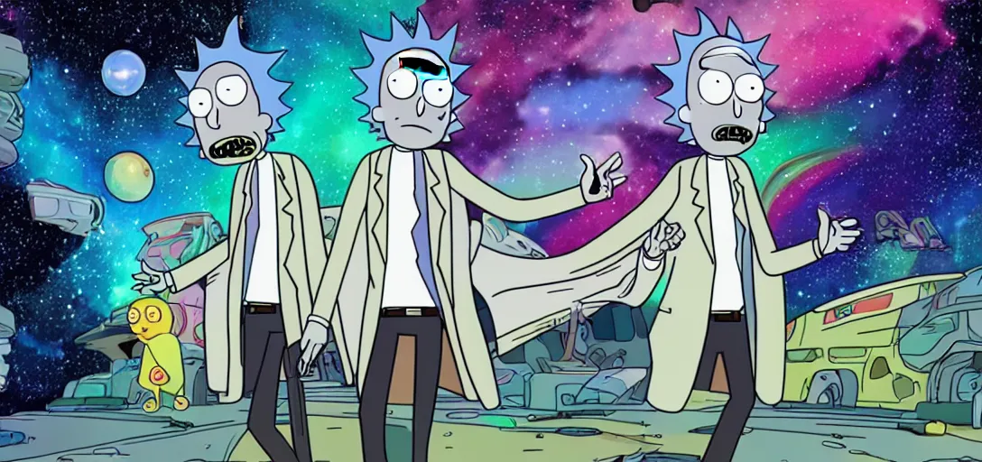 Rick and Morty HD Wallpaper - Intergalactic Adventures by patrika, rick et  morty 