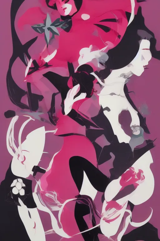 Image similar to empowering female artwork by sho murase