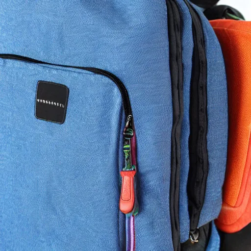 Image similar to backpack fabric close up