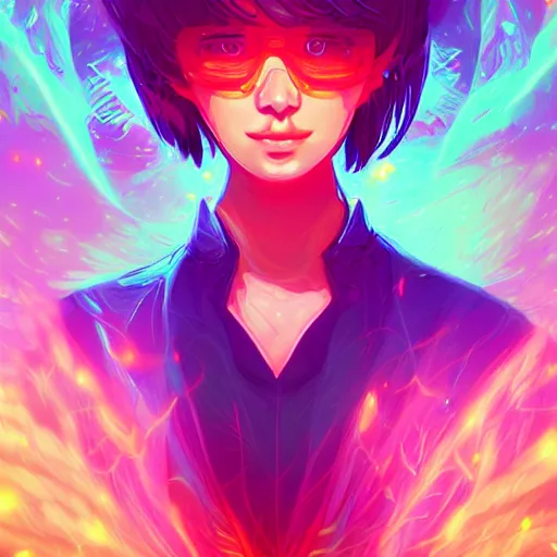 Image similar to skill magic deepdream radiating a glowing aura stuff loot legends stylized digital illustration video game icon artstation lois van baarle, ilya kuvshinov, rossdraws,