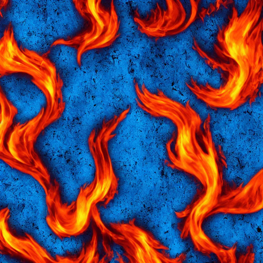 Prompt: flame texture, blue, 4k