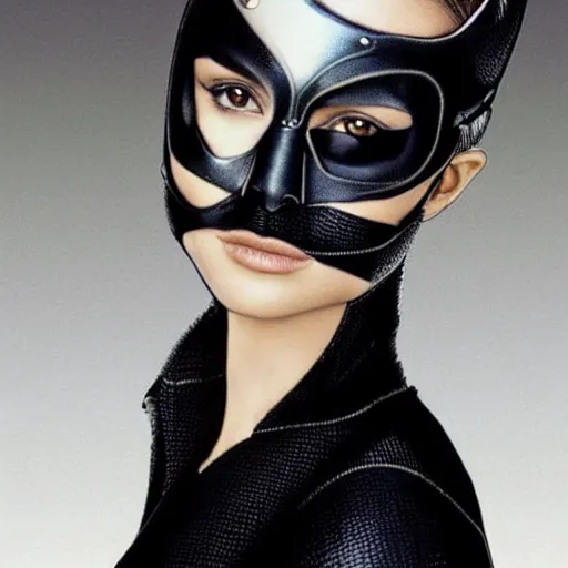 Image similar to Natalie Portman as Catwoman