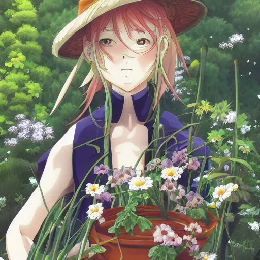 Hand Drawn Mixed Media Anime Cartoon Illustration with a Handsome Gardener  Character Editorial Photo - Illustration of drawn, gardener: 121022896