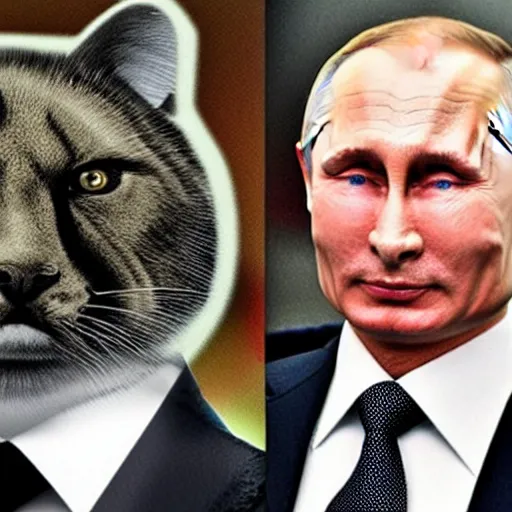 Image similar to Putin as a furry