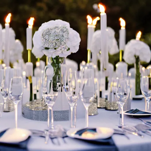 Image similar to ultra modern wedding centerpieces