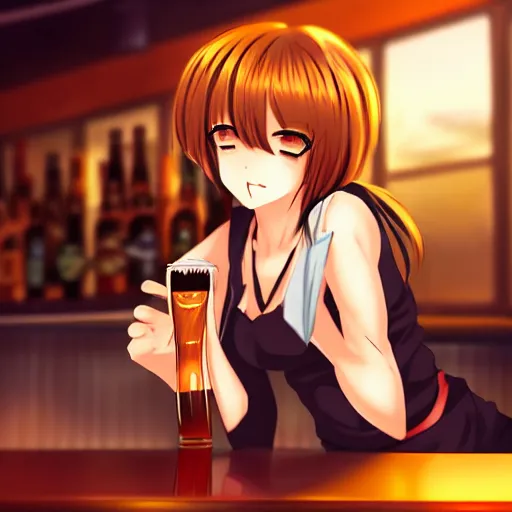 anime drunk bar