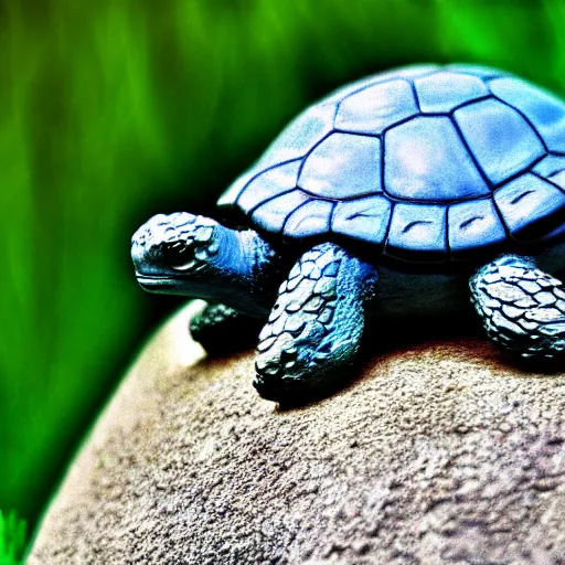 Prompt: turtle made by studio ghibli, digital art, soft focus, depth of field, hdr, serene