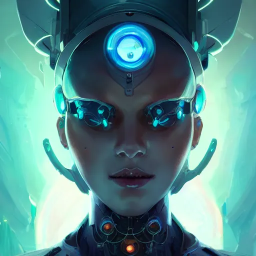 Image similar to a portrait of a beautiful cybernetic celestial, cyberpunk concept art by pete mohrbacher and wlop and artgerm and josan gonzales, digital art, highly detailed, intricate, sci-fi, sharp focus, Trending on Artstation HQ, deviantart, unreal engine 5, 4K UHD image