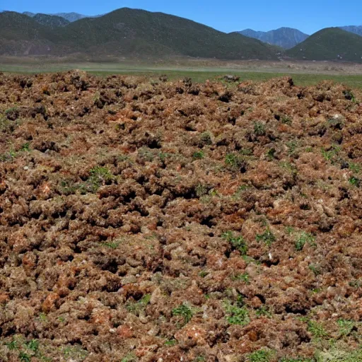 Image similar to giant mountains of ground beef