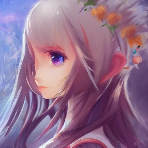 Image similar to detailed beautiful character art on amino, high quality art on artstation