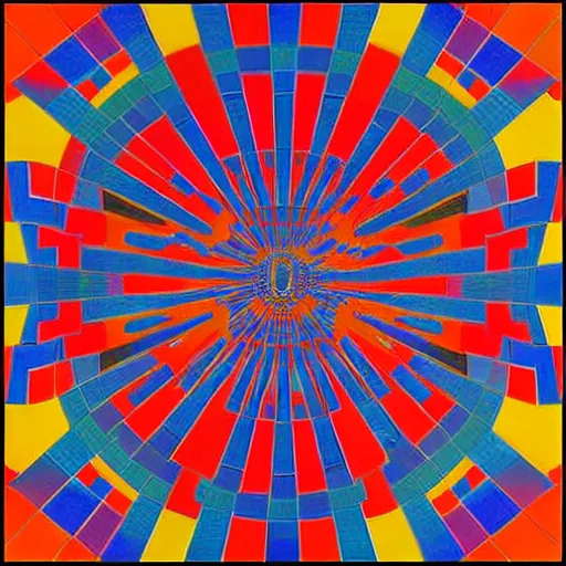 Image similar to cirque du soleil by victor vasarely