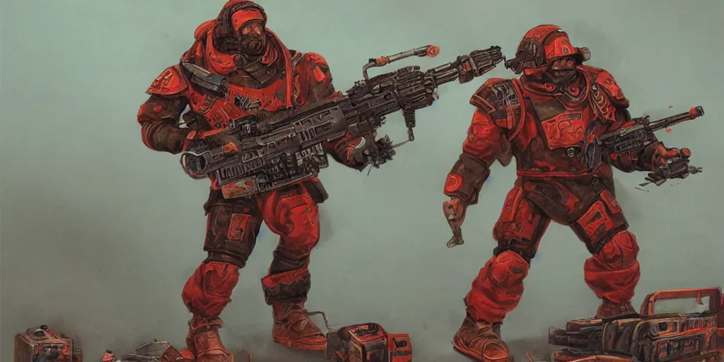 Image similar to Soviet Desolator from Red Alert, military art