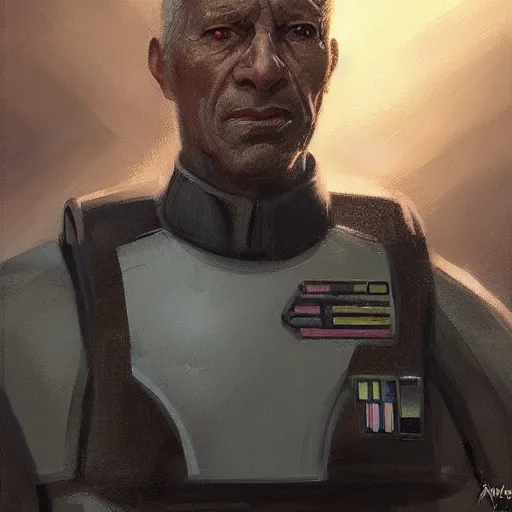 Image similar to portrait of a man by greg rutkowski, admiral jagged fel, star wars expanded universe, he is about 6 0 years old, wearing uniform of the galactic alliance navy, highly detailed portrait, digital painting, artstation, concept art, smooth, sharp foccus ilustration, artstation hq