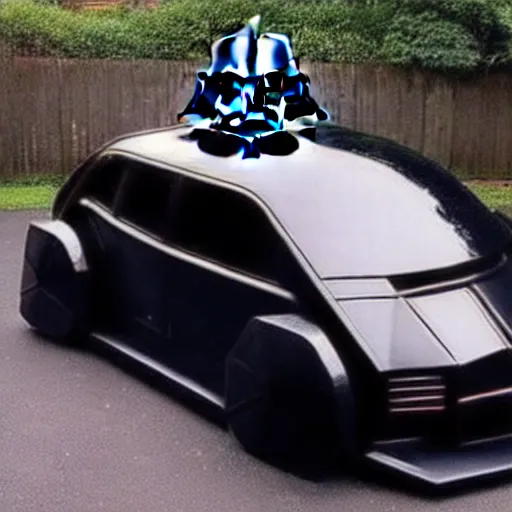 Image similar to a car that looks like Darth Vader