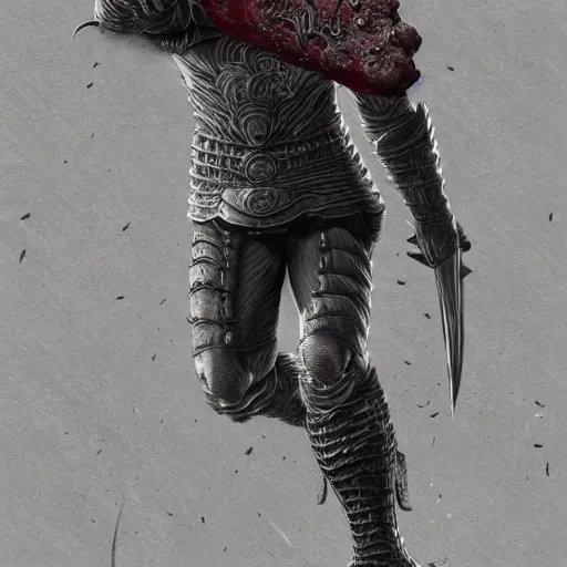 Image similar to Guts, Berserk, very detailed, artstation, digital art, masterpiece, award winning, greatsword