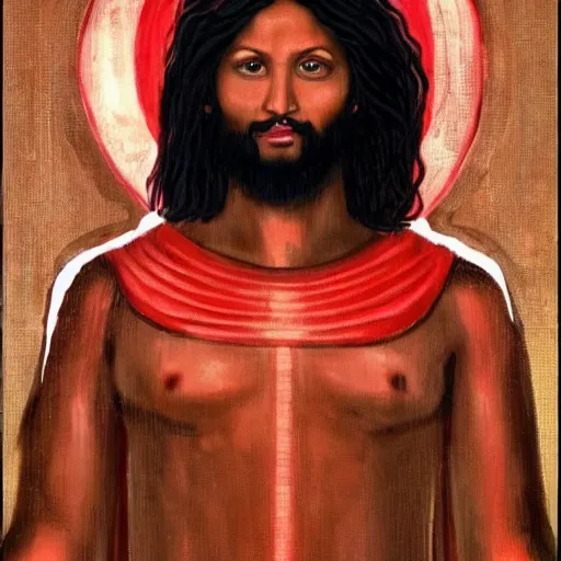 Prompt: nicki minaj as jesuchrist