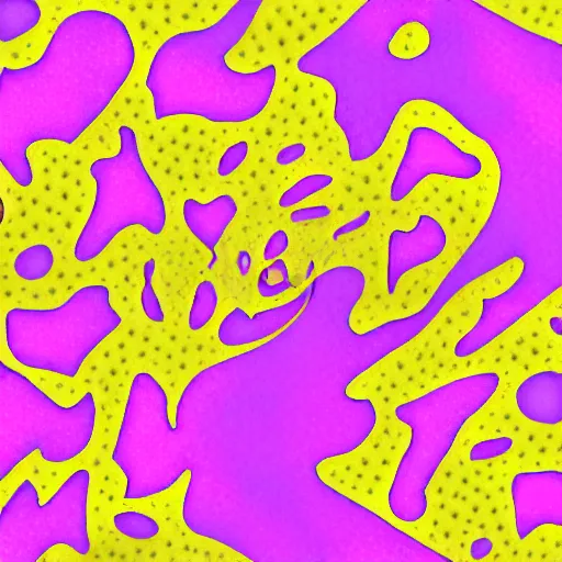 Prompt: vector flow field voronoi perlin noise watercolor brushstrokes yellow black pink concept art