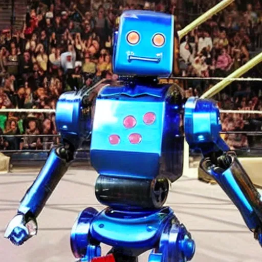 Image similar to robot wwe